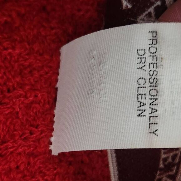 Vintage Castleberry wool blazer jacket classic red black 12 classic London New Y - Picture 7 of 7